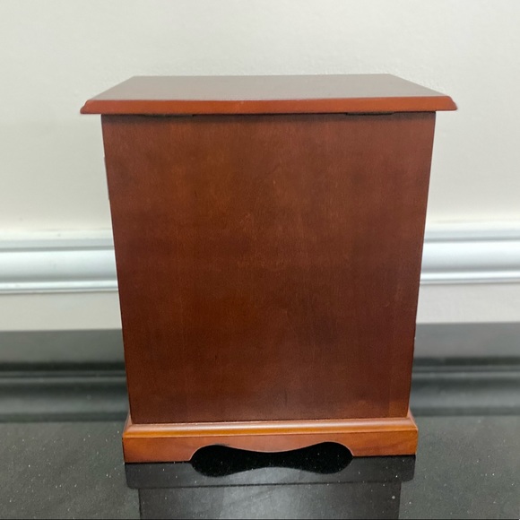 Wood Jewelry Box Drawers Doors Storage - Picture 3 of 6